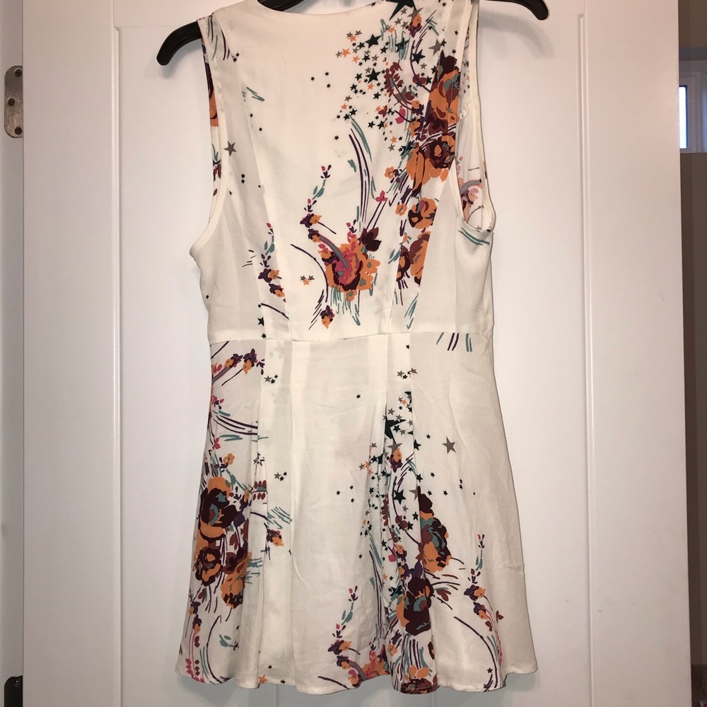 Free People Back to Basics Floral Stars Wrap Top - Picture 5 of 7